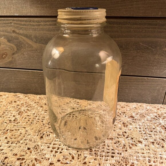 Vintage 1940s KUALITY KUP GRAPHIC COFFEE JAR 2 POUND EMPORIA KANSAS - Picture 7 of 12